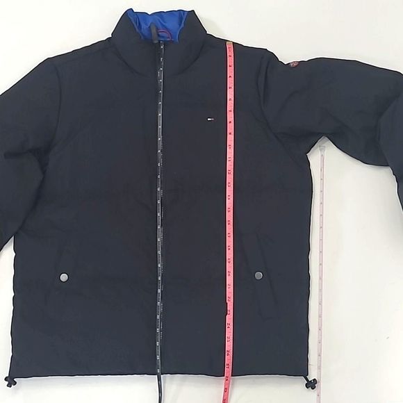 Tommy Hilfiger Puffer Jacket Full Zip Quilted Puff Down Sports Ski Snow Coat Med - Picture 4 of 16